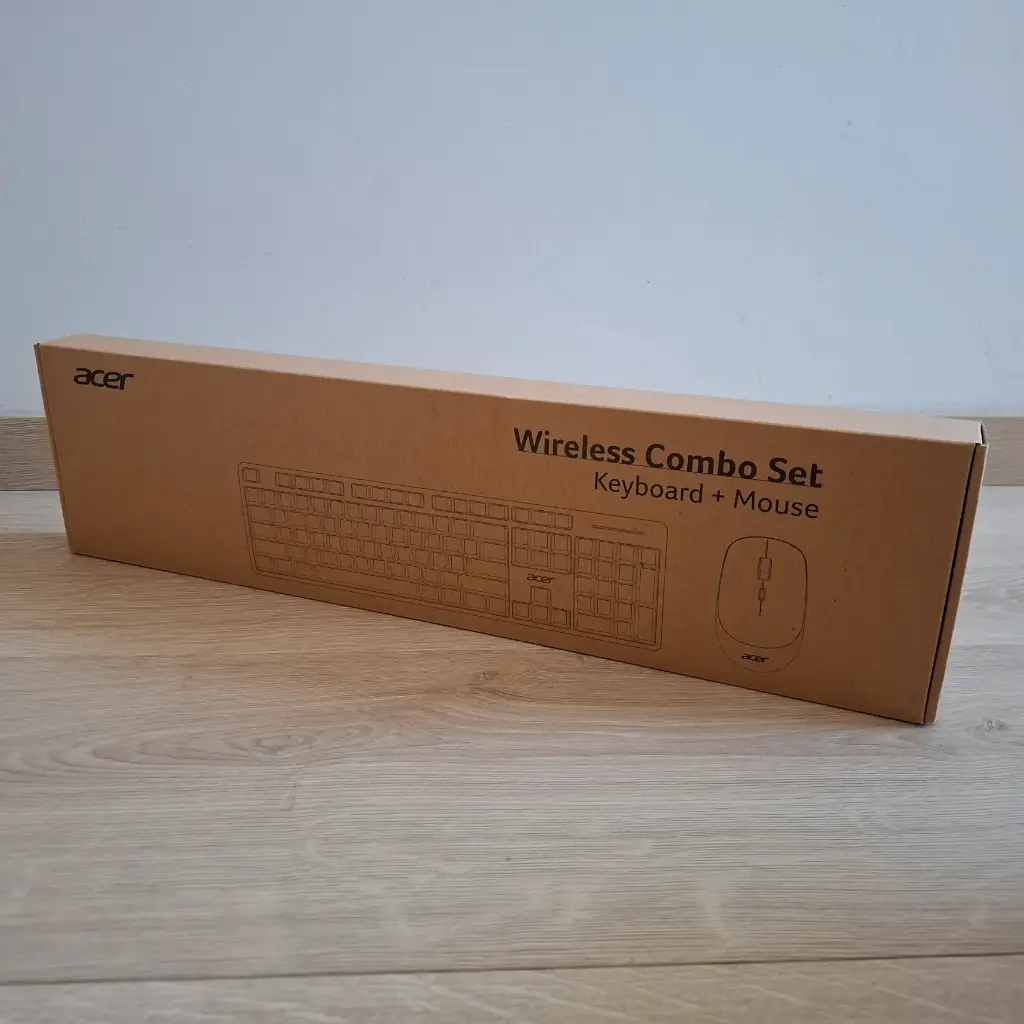 Acer Combo 100 clavier Souris incluse RF sans fil AZERTY Belge Noir Combo 100 - Wireless KB and mouse BE